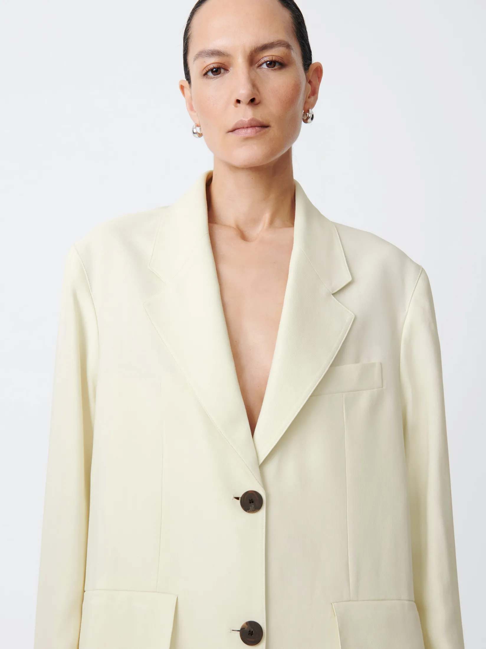 New Studio Nicholson Phelps Viscose Jacket Parchment