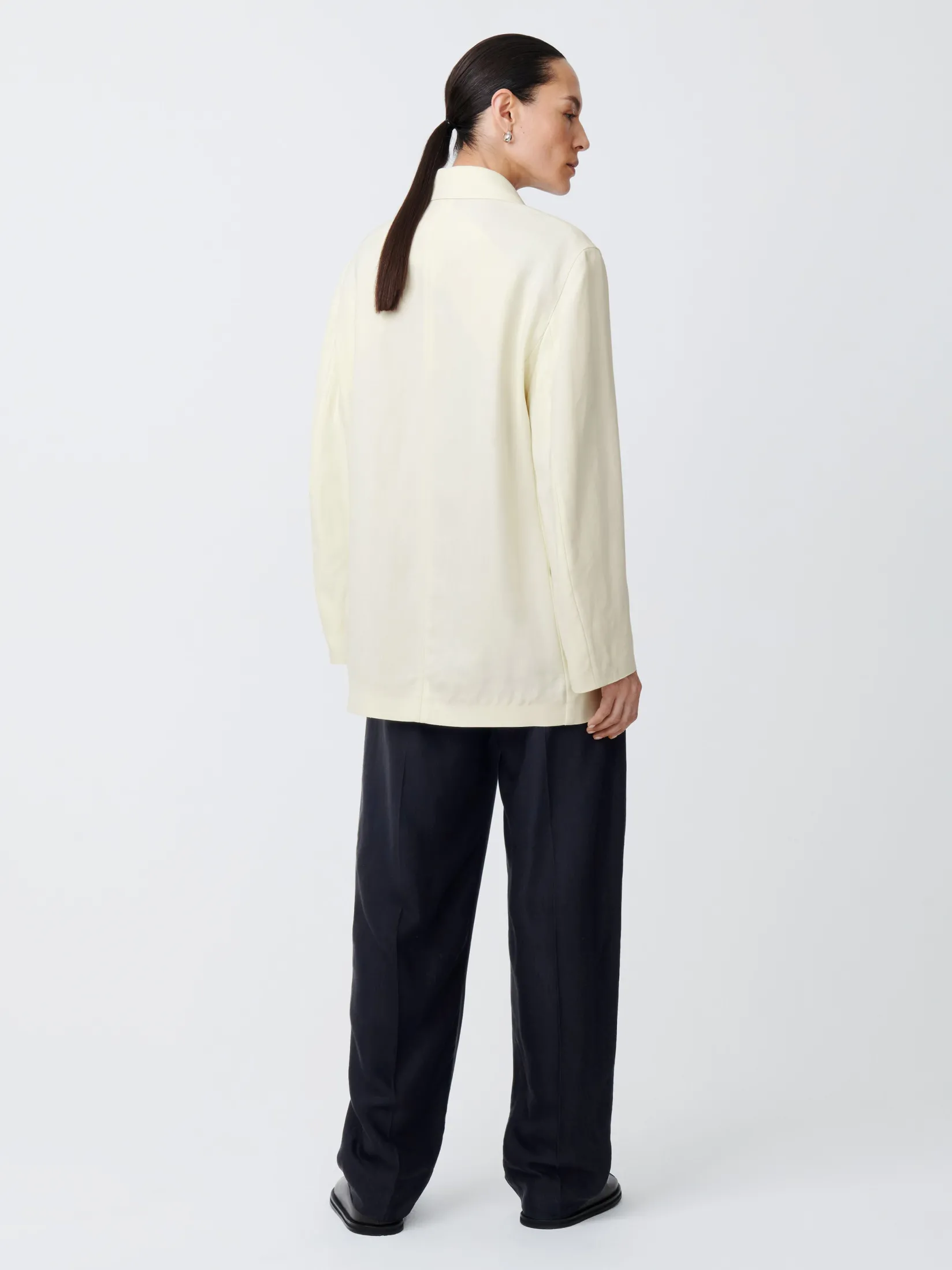New Studio Nicholson Phelps Viscose Jacket Parchment