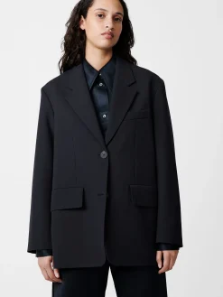 Outlet Studio Nicholson Phelps Wool Jacket Darkest Navy