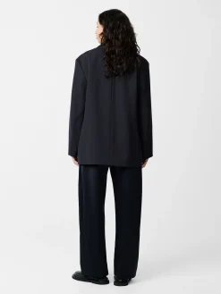 Outlet Studio Nicholson Phelps Wool Jacket Darkest Navy