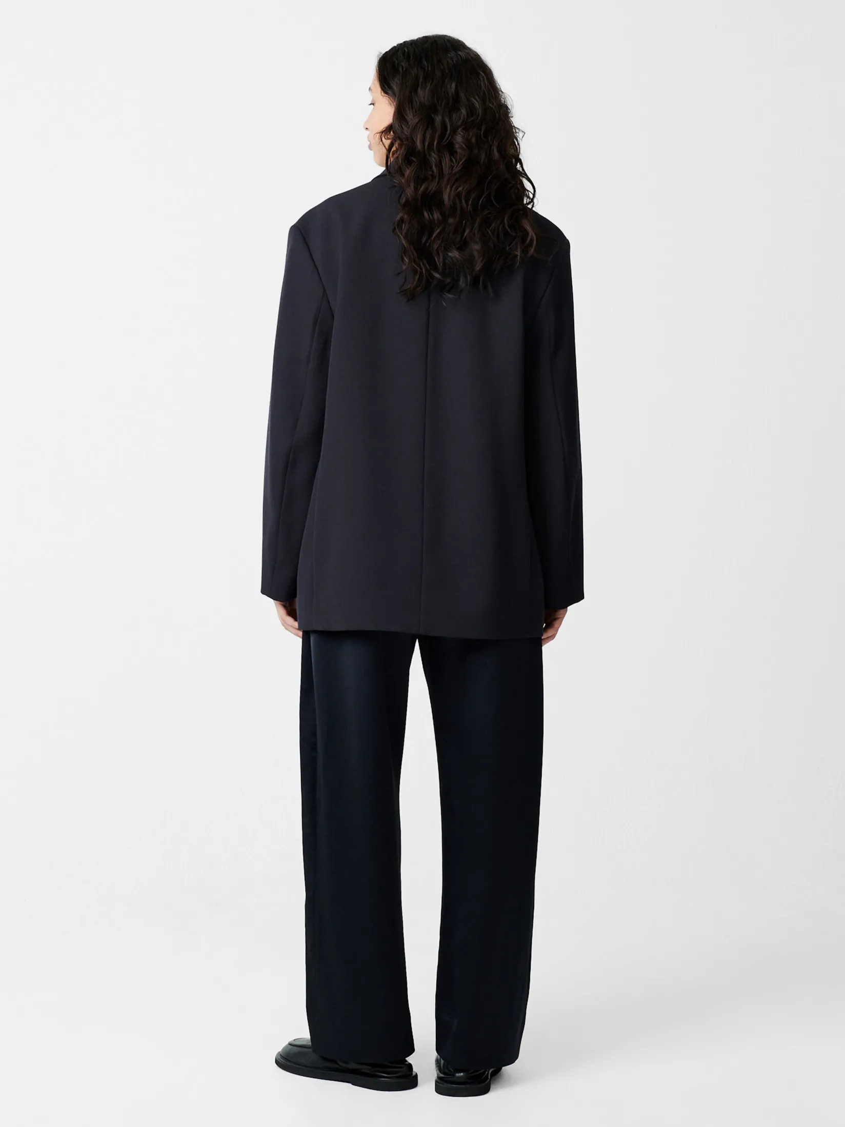 Outlet Studio Nicholson Phelps Wool Jacket Darkest Navy