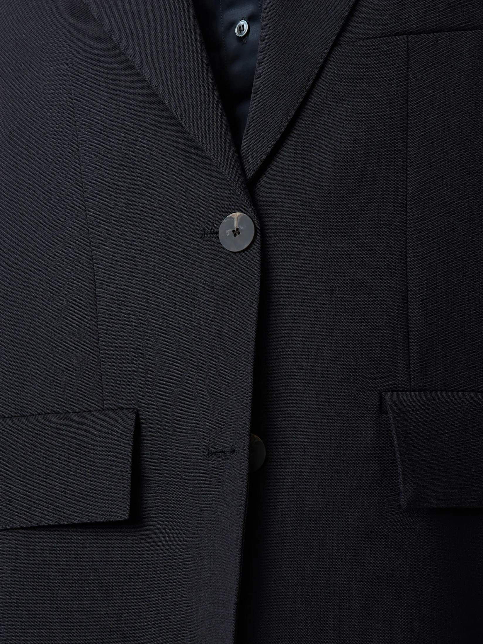 Outlet Studio Nicholson Phelps Wool Jacket Darkest Navy