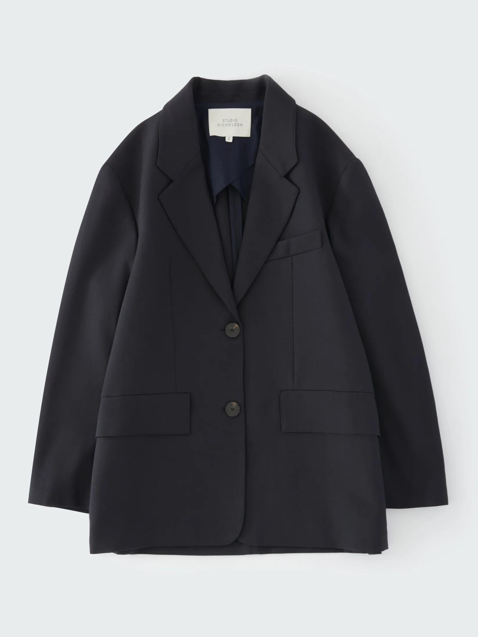 Outlet Studio Nicholson Phelps Wool Jacket Darkest Navy