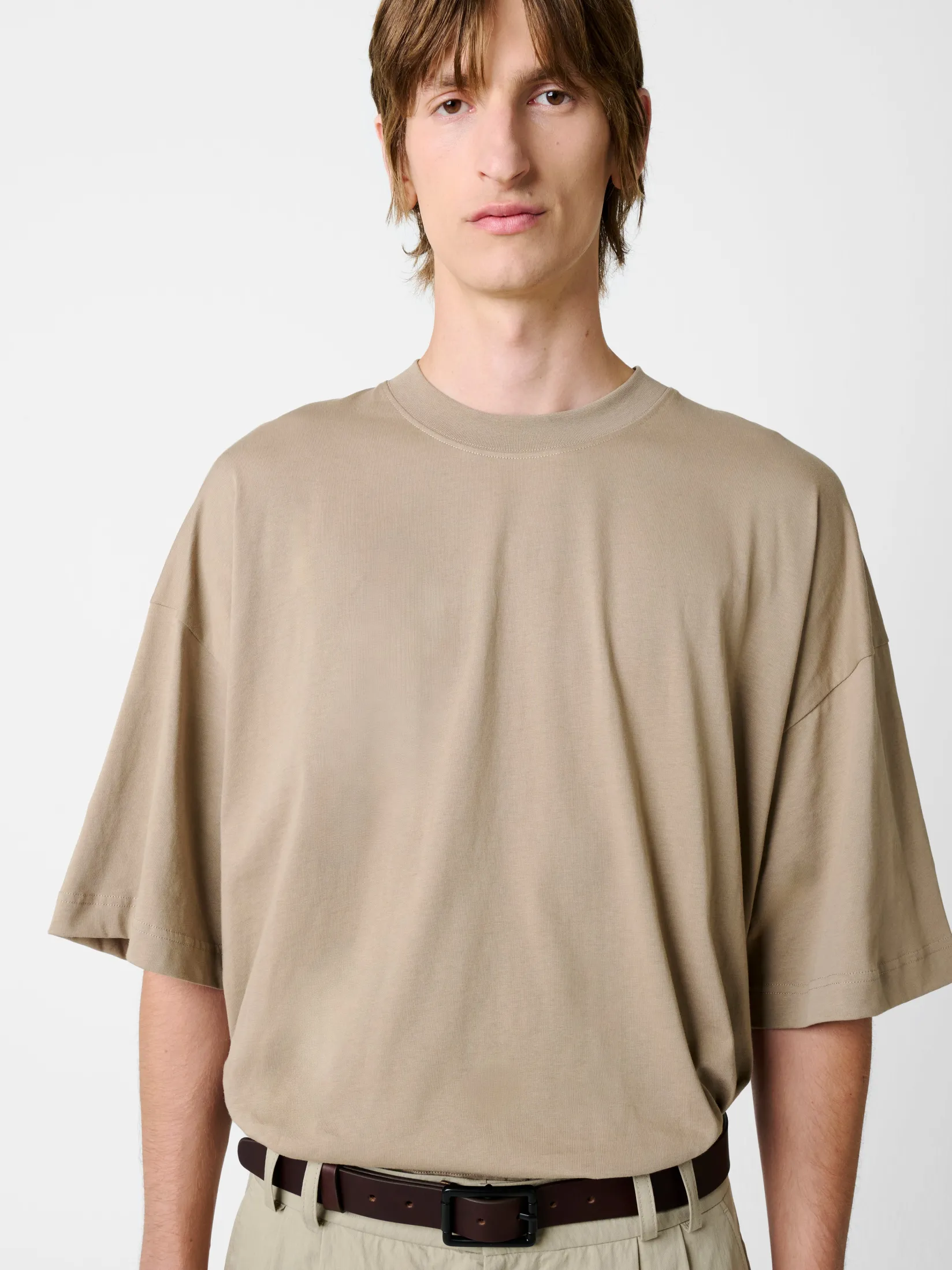 New Studio Nicholson Piu T-shirt Dark Stone