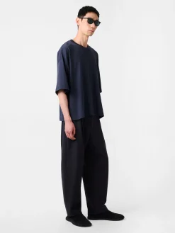 Clearance Studio Nicholson Piu T-Shirt Darkest Navy