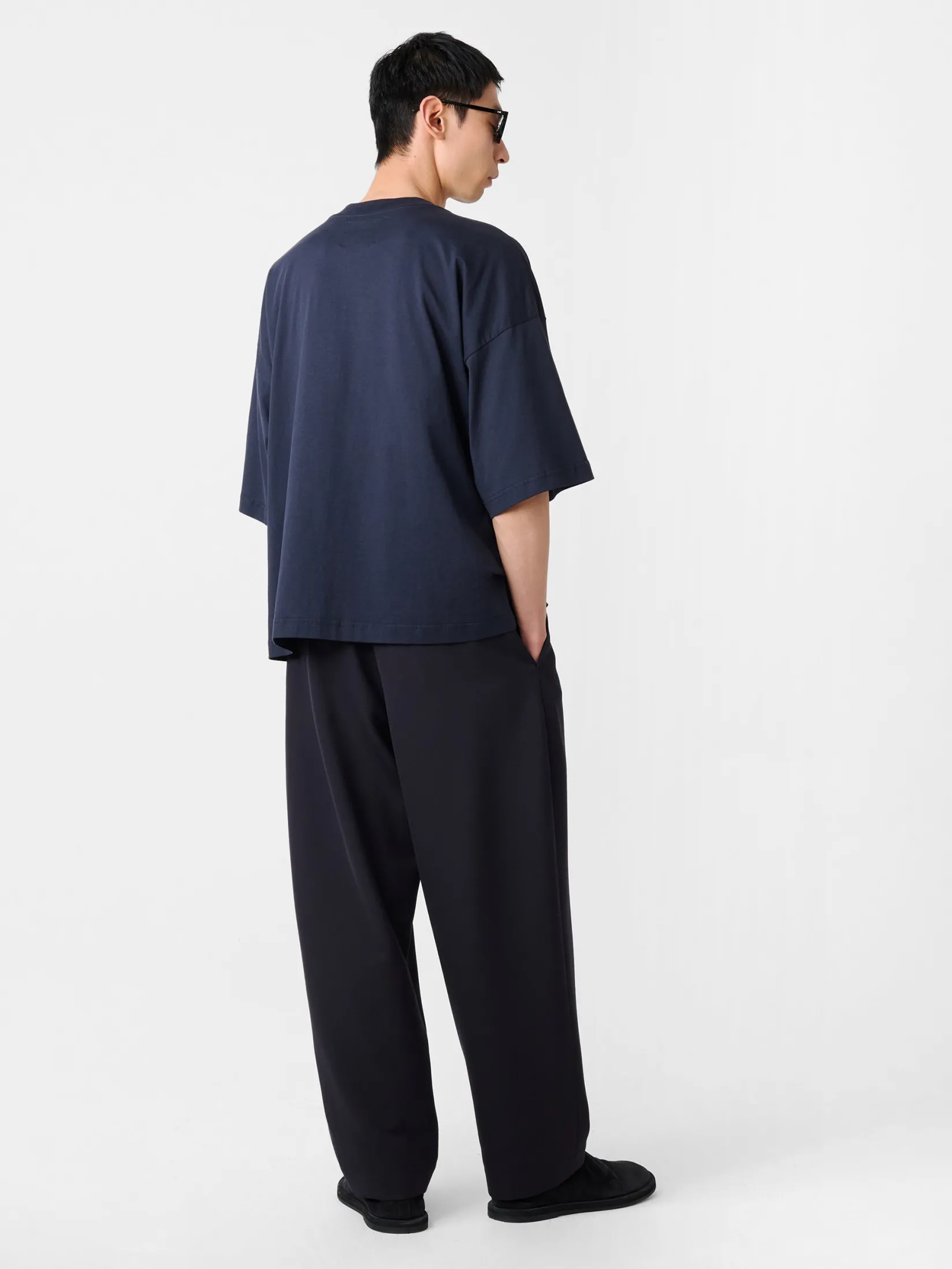 Clearance Studio Nicholson Piu T-Shirt Darkest Navy