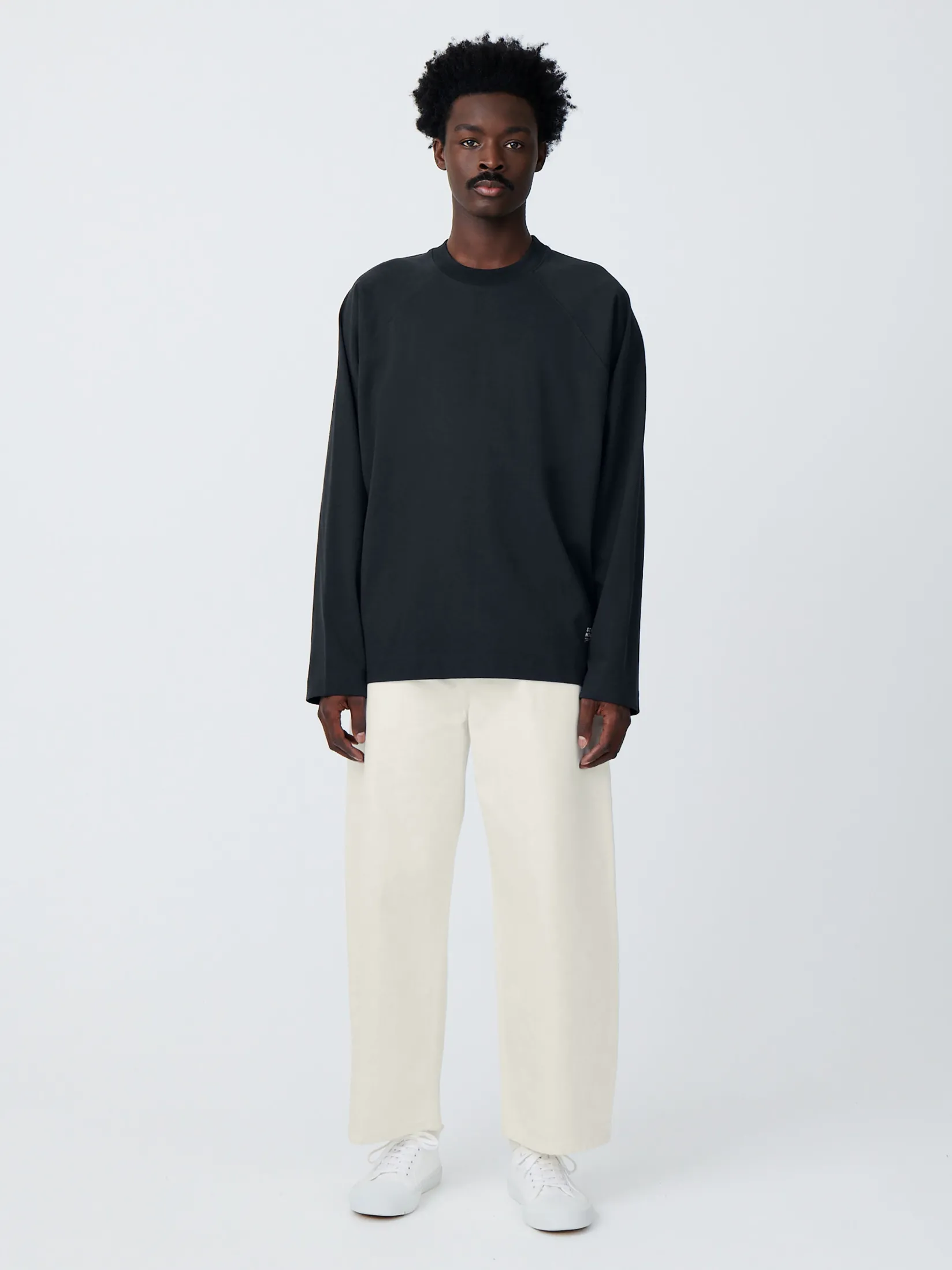 Discount Studio Nicholson Platt T-Shirt Darkest Navy