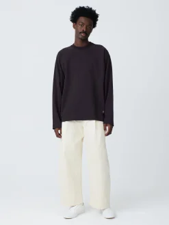 Discount Studio Nicholson Platt T-Shirt Black Grape