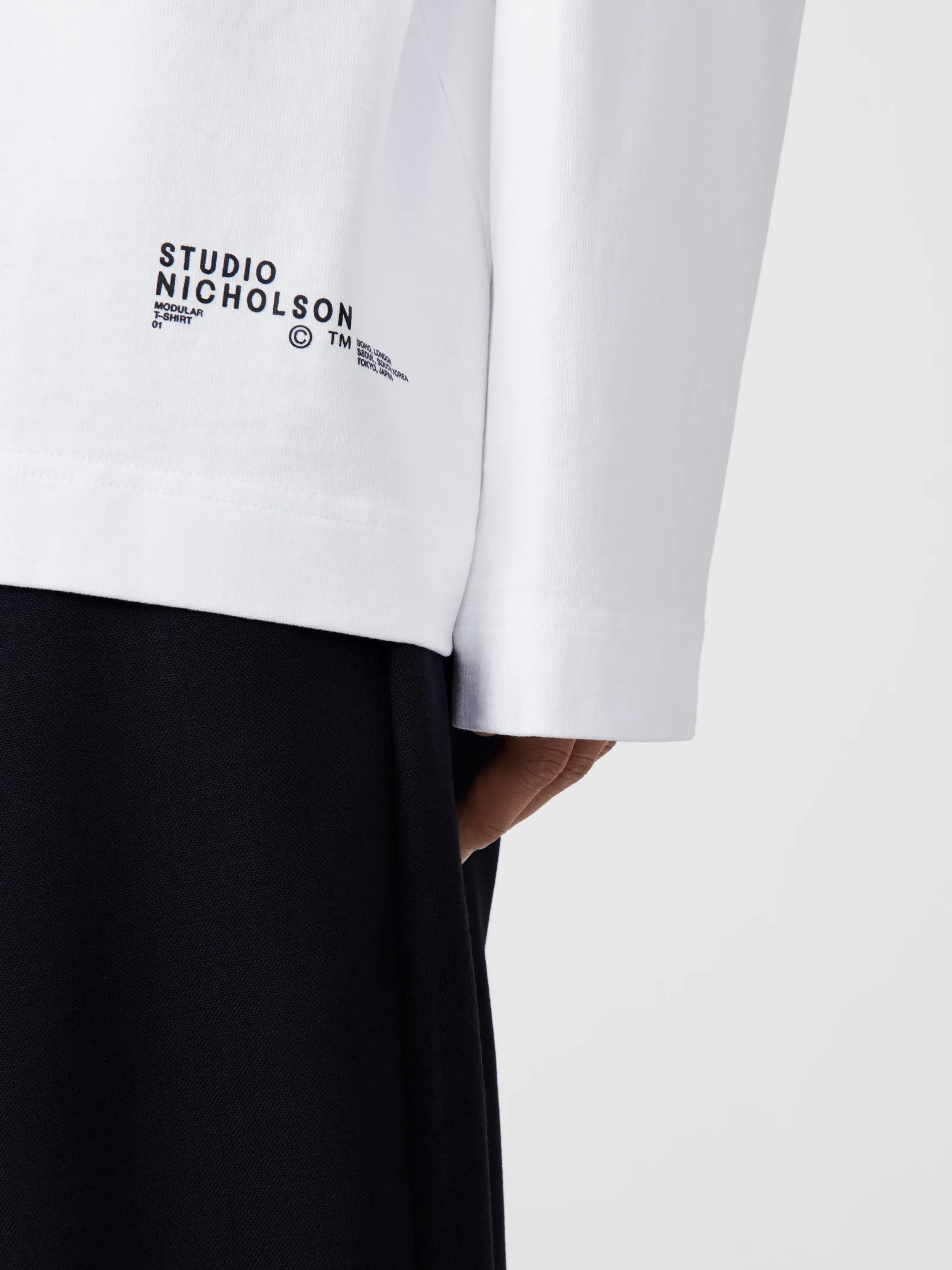 Online Studio Nicholson Platt T-Shirt White