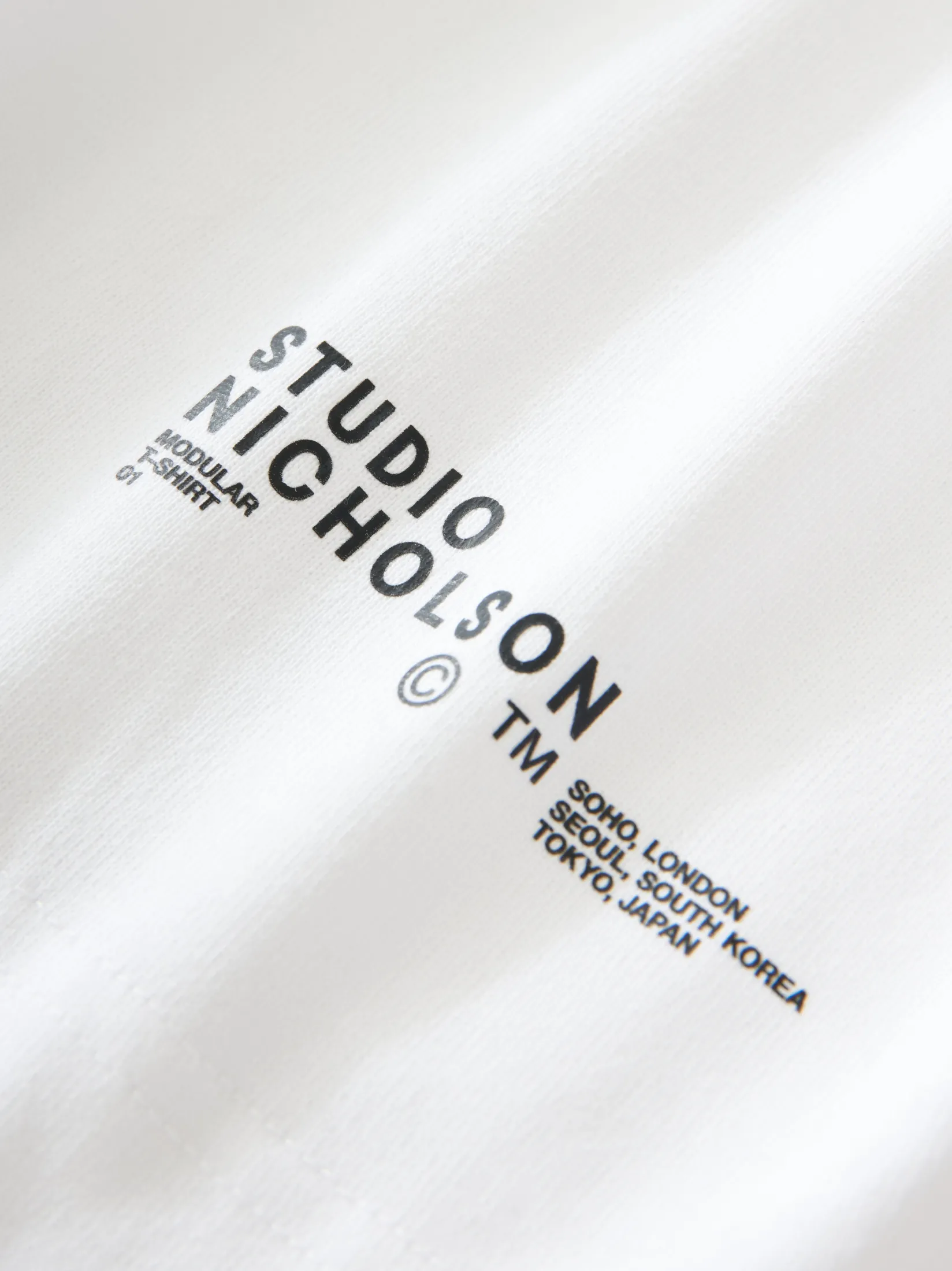 Online Studio Nicholson Platt T-Shirt White