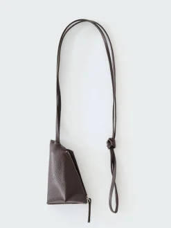 Discount Studio Nicholson Pochi Leather Pouch Conker