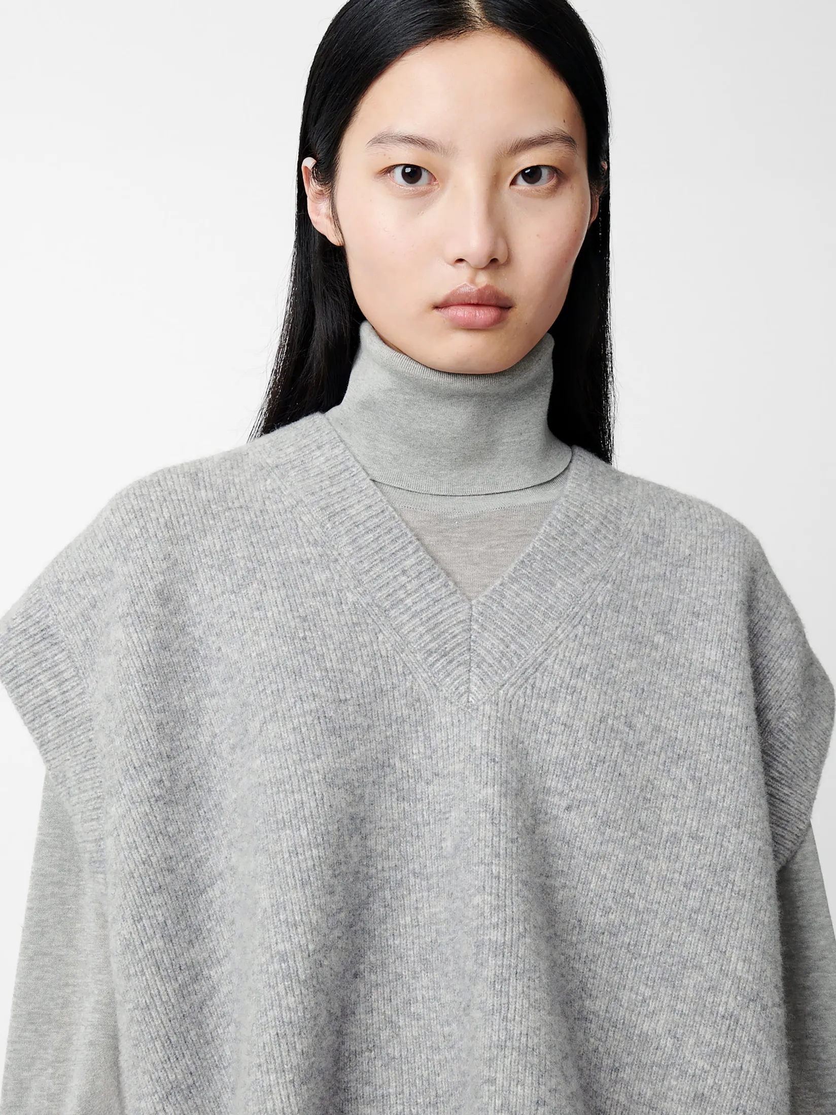 New Studio Nicholson Poros Knit Grey Melange