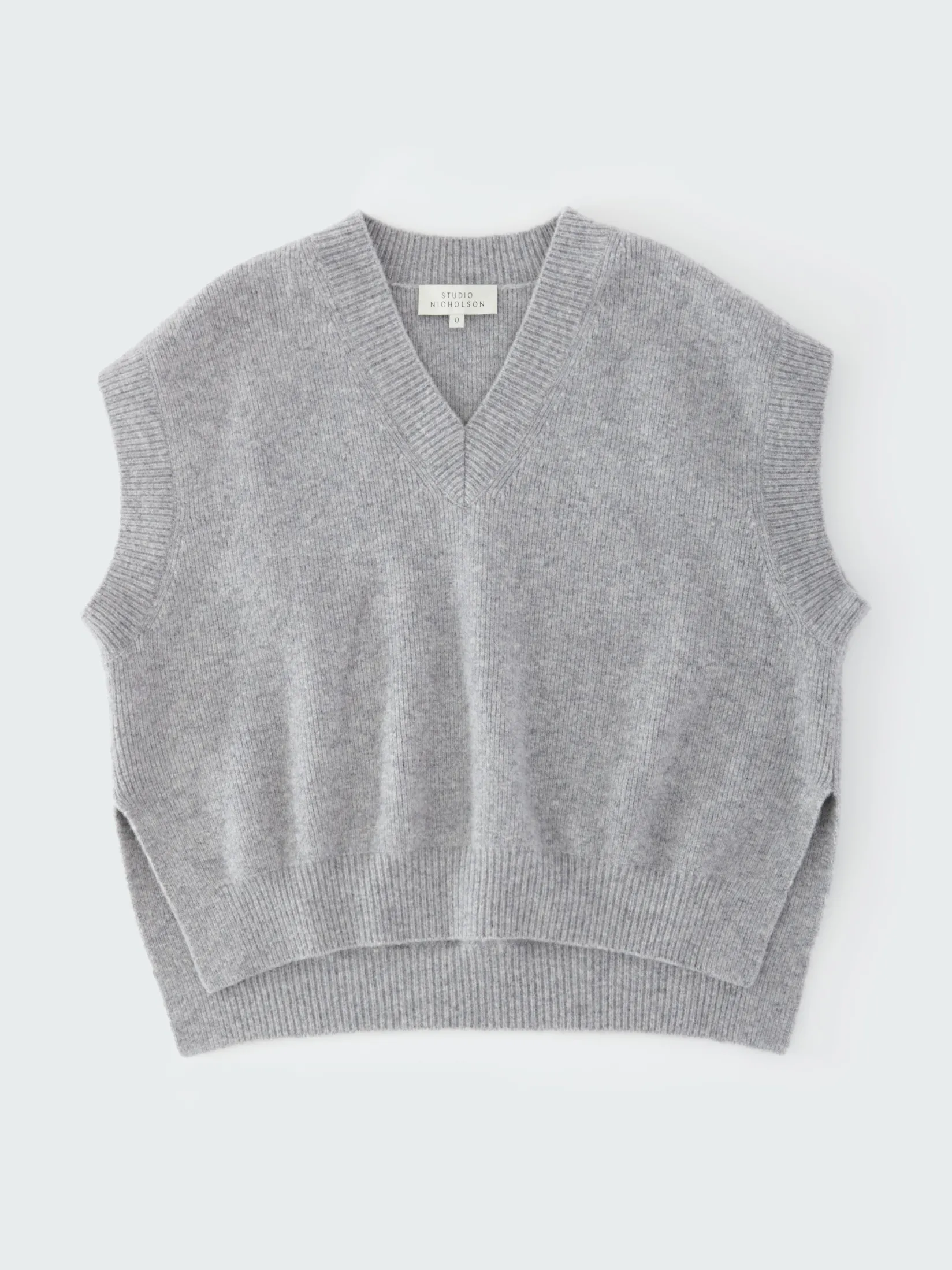 New Studio Nicholson Poros Knit Grey Melange