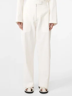 New Studio Nicholson Pravin Linen Pant Milk