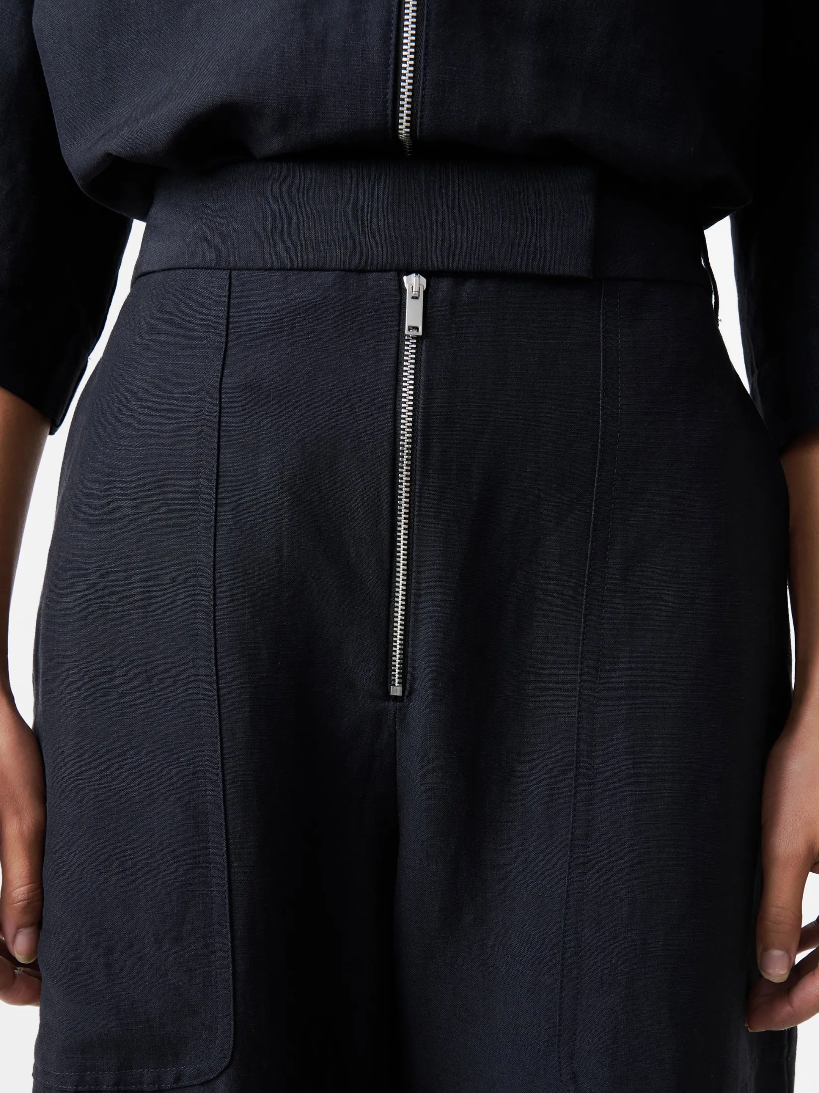 Outlet Studio Nicholson Pravin Linen Pant Darkest Navy