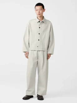 Hot Studio Nicholson Puch Denim Pant Bone Grey
