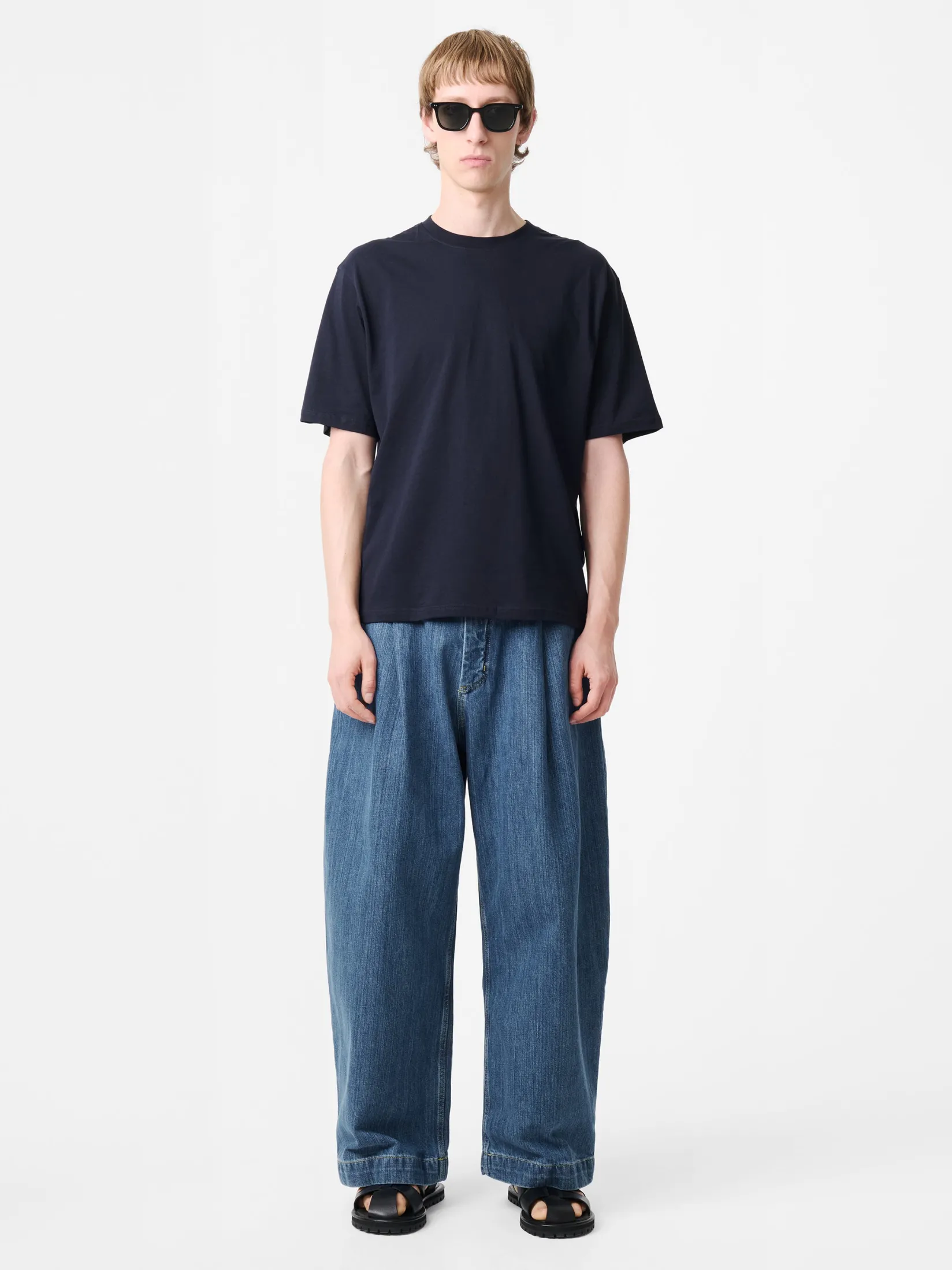 Online Studio Nicholson Puch Denim Pant Faded Indigo