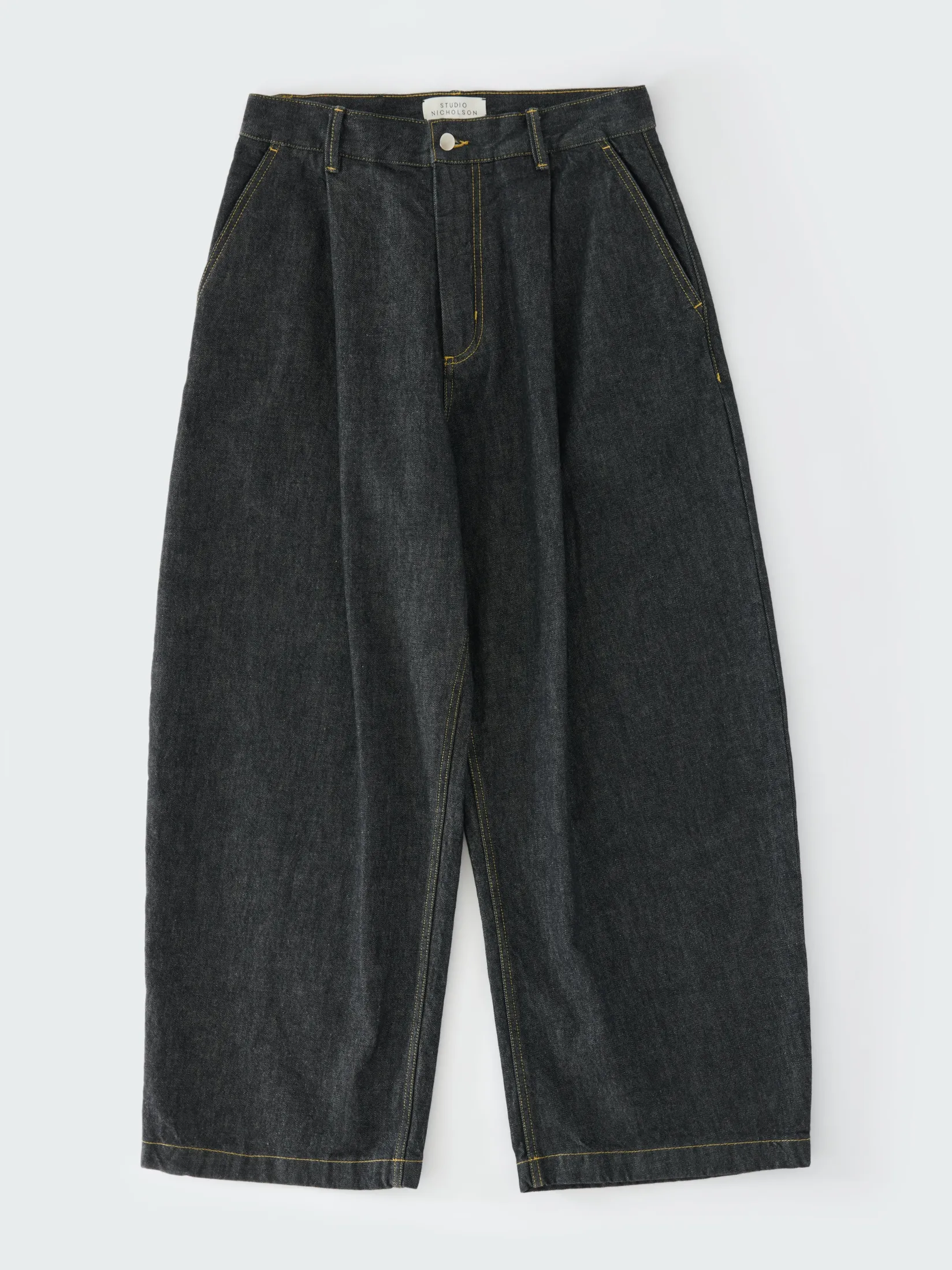 Discount Studio Nicholson Puch Italian Denim Pant Black