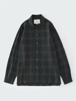 Clearance Studio Nicholson Ray Shirt Black / Chocolate Brown Check
