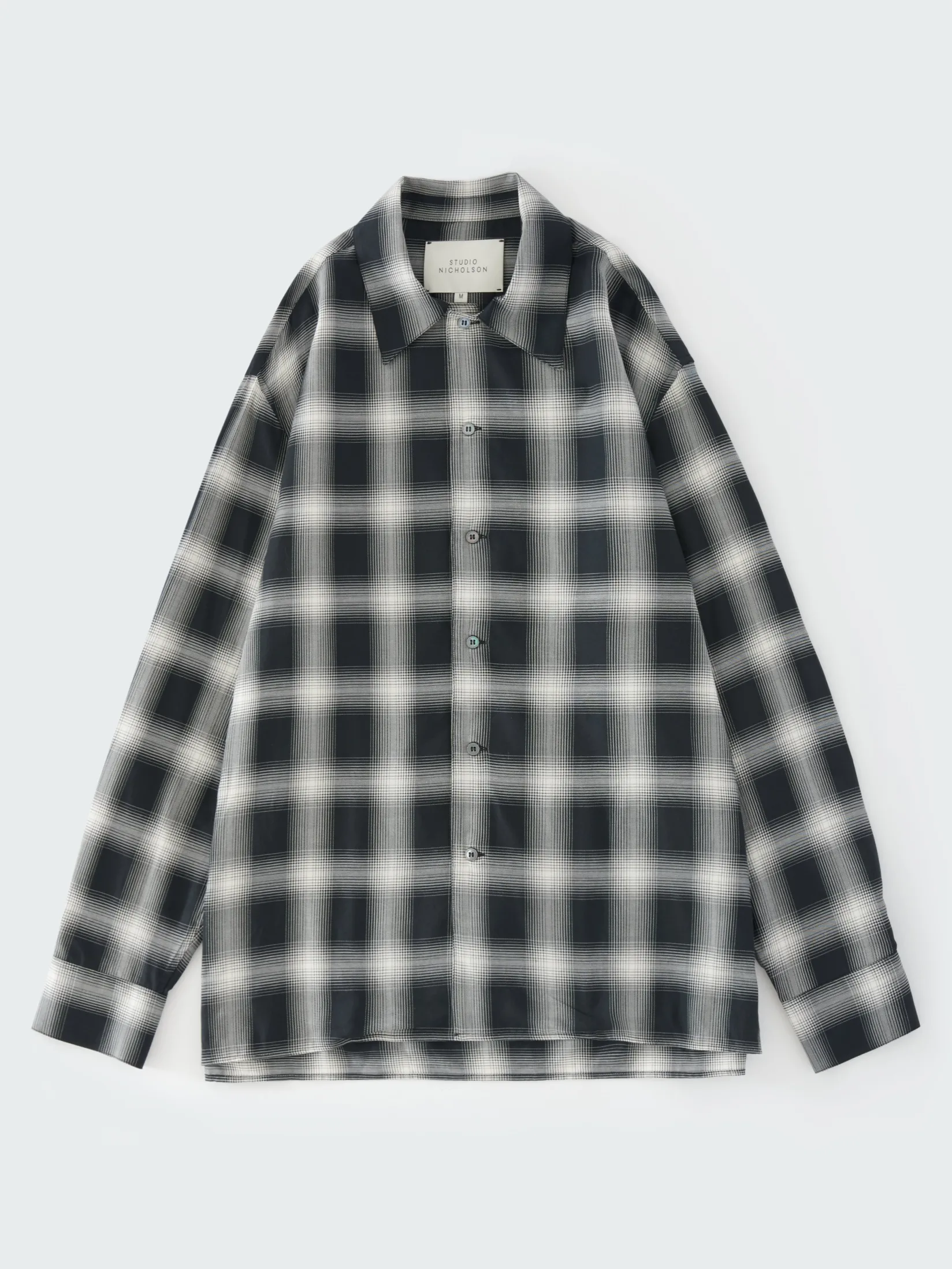 Hot Studio Nicholson Ray Shirt Black / Ecru Check