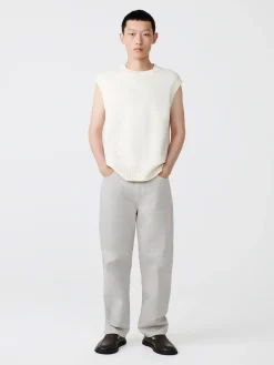 Fashion Studio Nicholson Reed Denim Pant Bone Grey