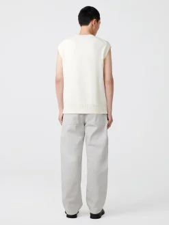 Fashion Studio Nicholson Reed Denim Pant Bone Grey