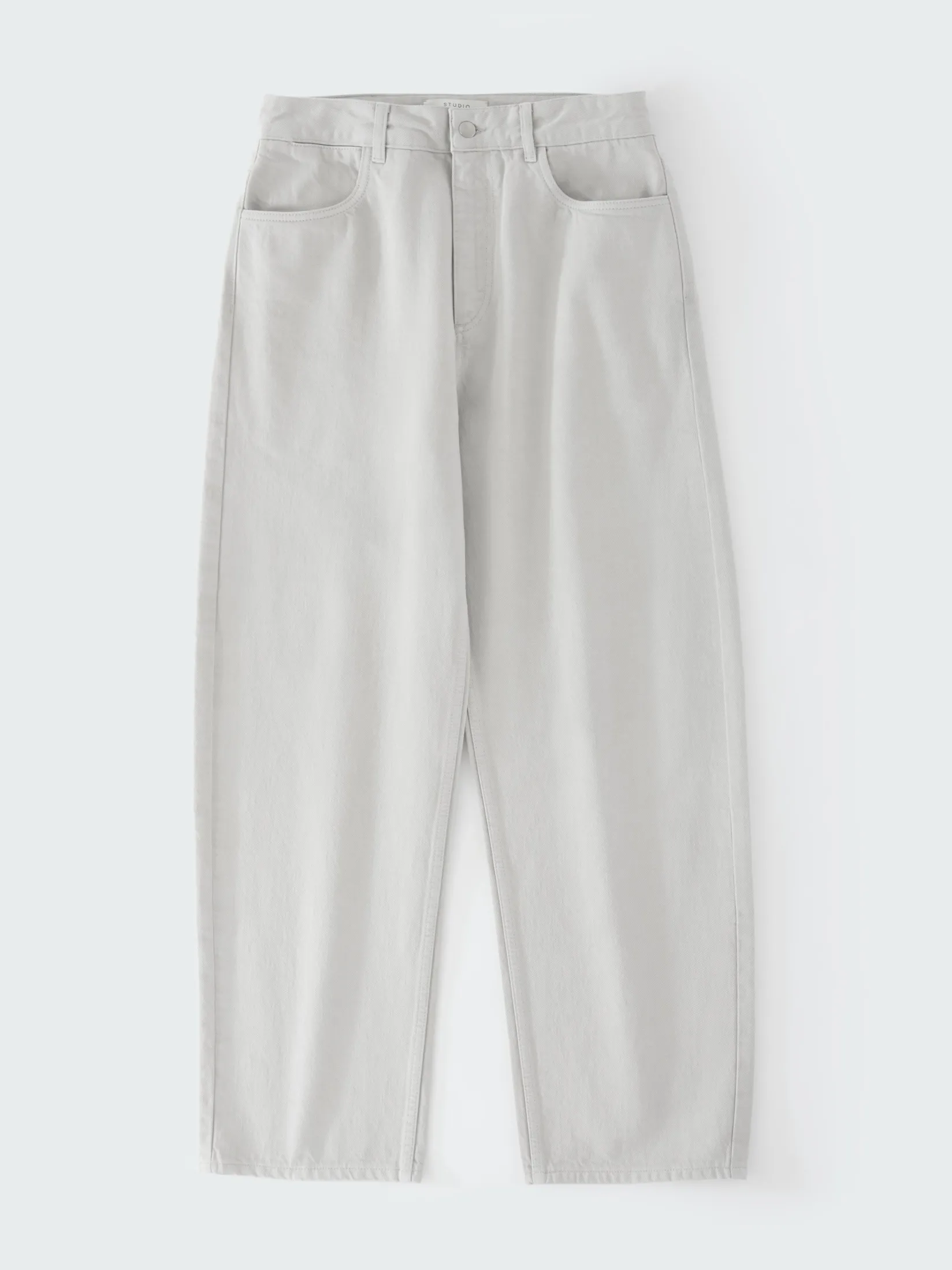 Fashion Studio Nicholson Reed Denim Pant Bone Grey