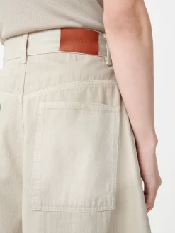 Sale Studio Nicholson Reverse Denim Short Dove
