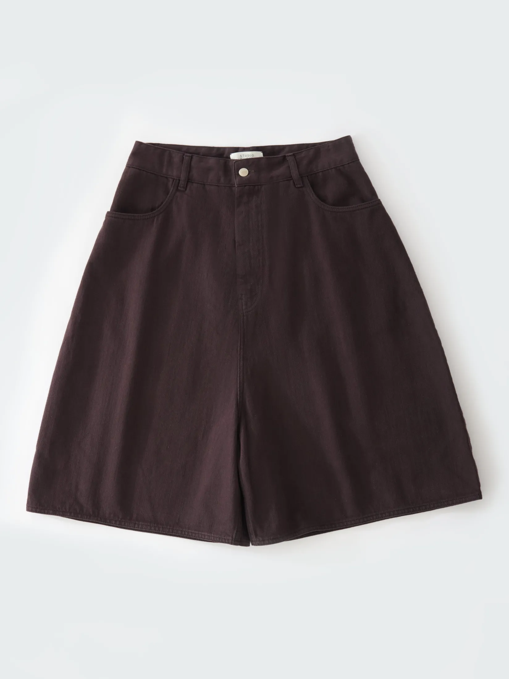 Outlet Studio Nicholson Reverse Denim Short Black Grape