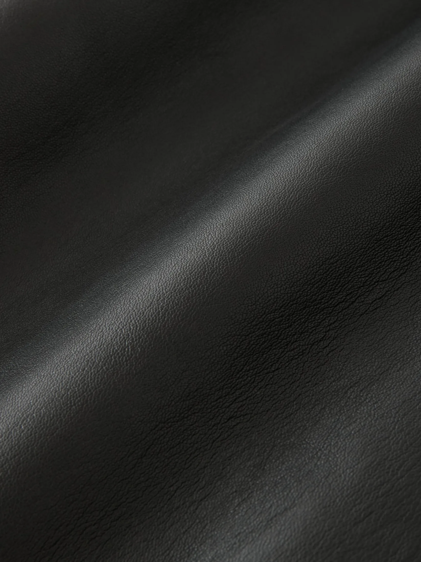 Outlet Studio Nicholson Ridger Leather Coat Black