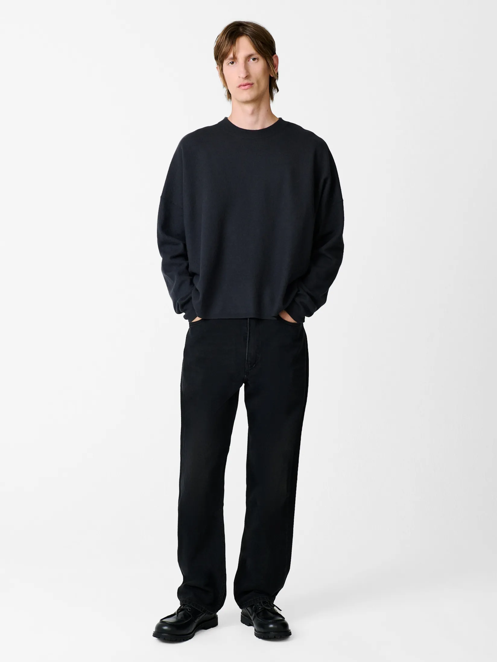 Online Studio Nicholson Riso Denim Pant Washed Black
