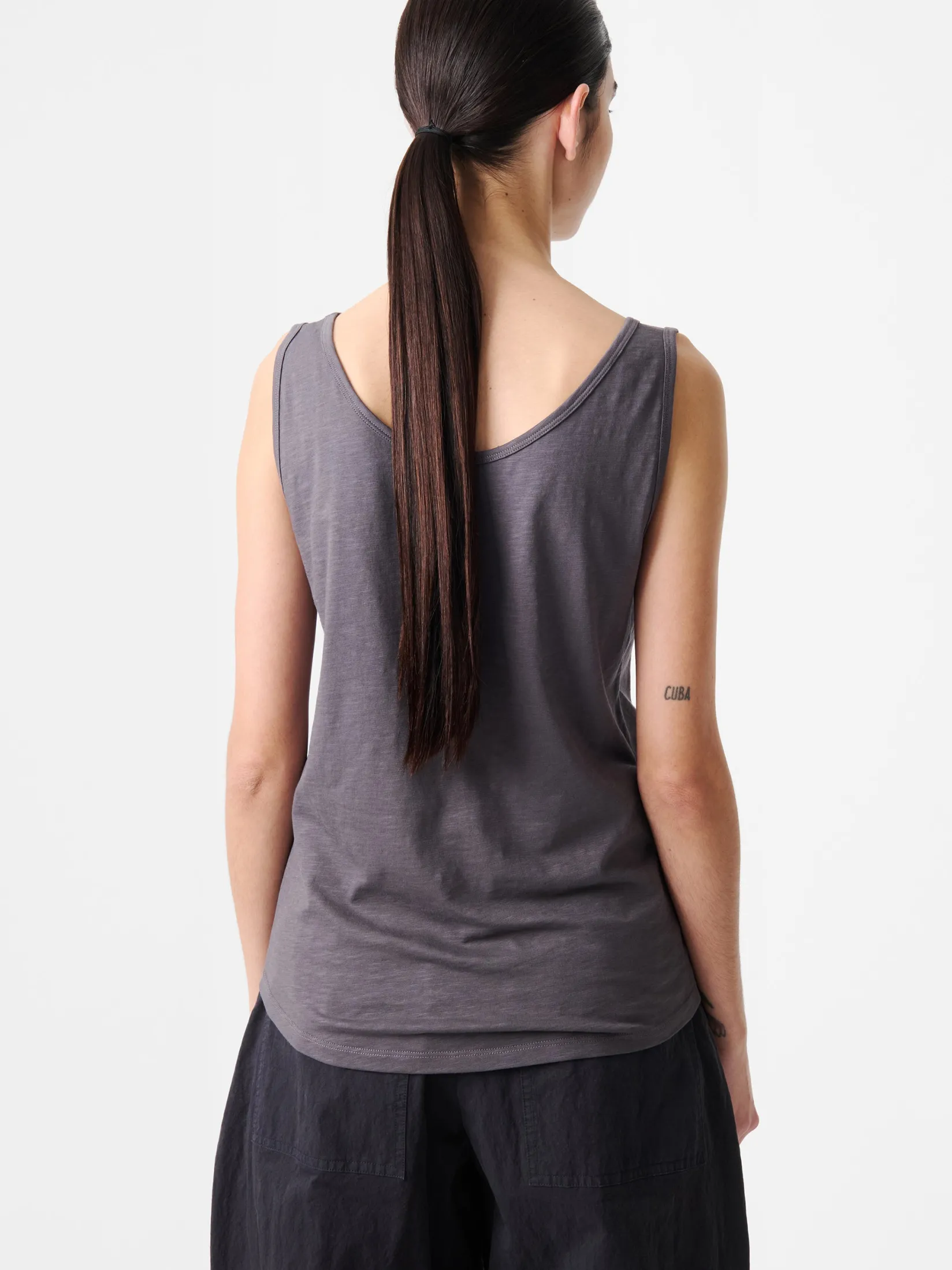 New Studio Nicholson Rist Jersey Top Thunder