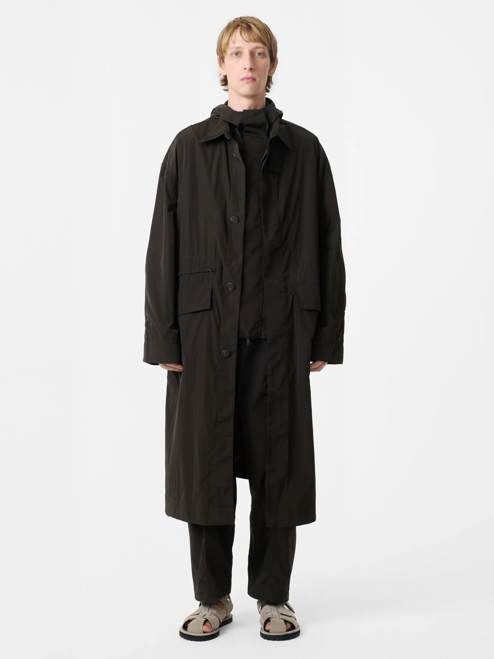 Fashion Studio Nicholson Rizz Coat Moss