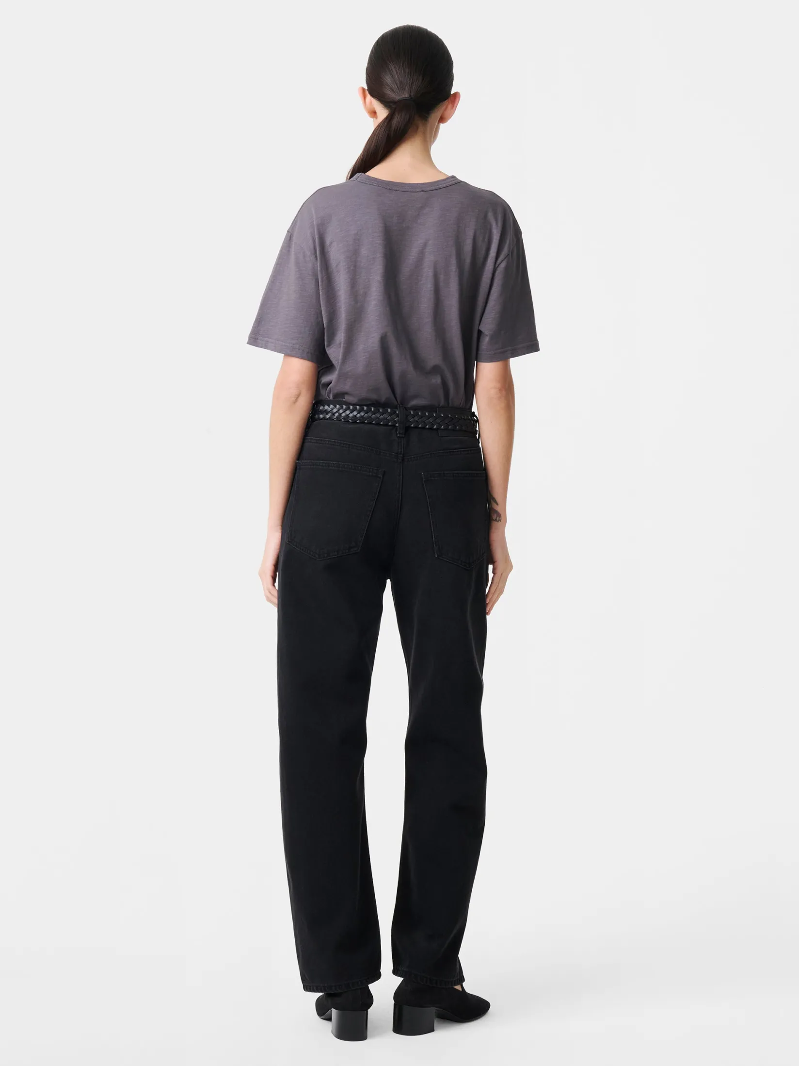 Clearance Studio Nicholson Rond T-Shirt Thunder