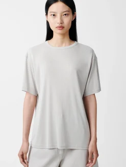 Online Studio Nicholson Rond T-shirt Bone Grey