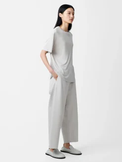 Online Studio Nicholson Rond T-shirt Bone Grey