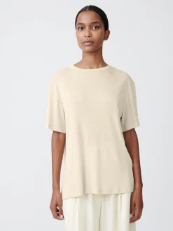 Clearance Studio Nicholson Rond T-Shirt Bamboo