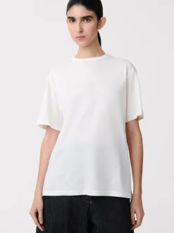 Sale Studio Nicholson Rond T-Shirt Parchment