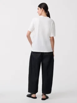 Sale Studio Nicholson Rond T-Shirt Parchment