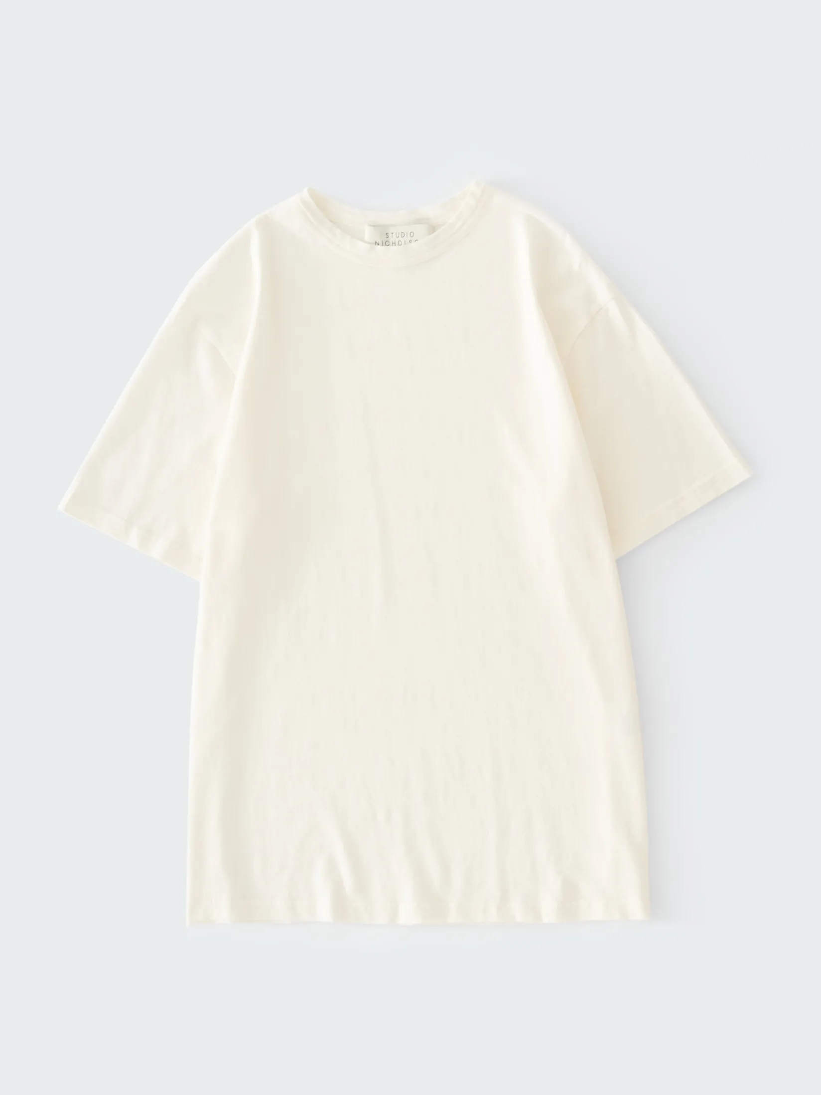 Sale Studio Nicholson Rond T-Shirt Parchment