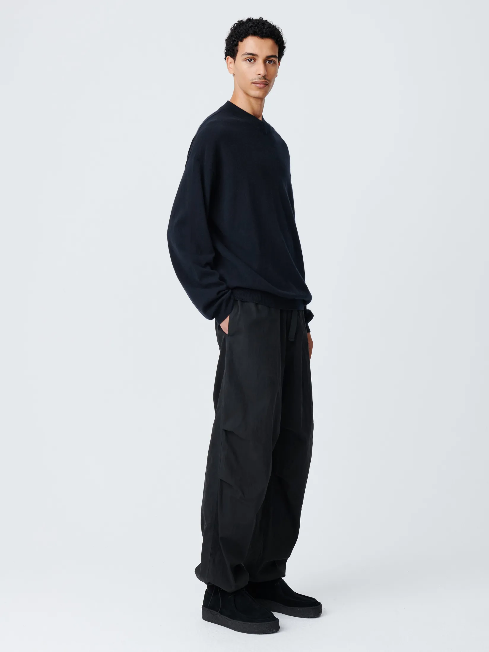 Sale Studio Nicholson Roth Knit Darkest Navy