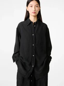 Best Studio Nicholson Rouen Shirt Black