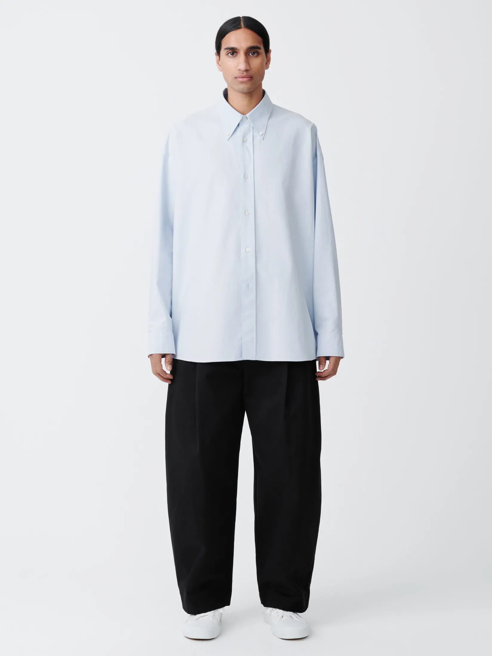 Fashion Studio Nicholson Ruskin Shirt Oxford Blue