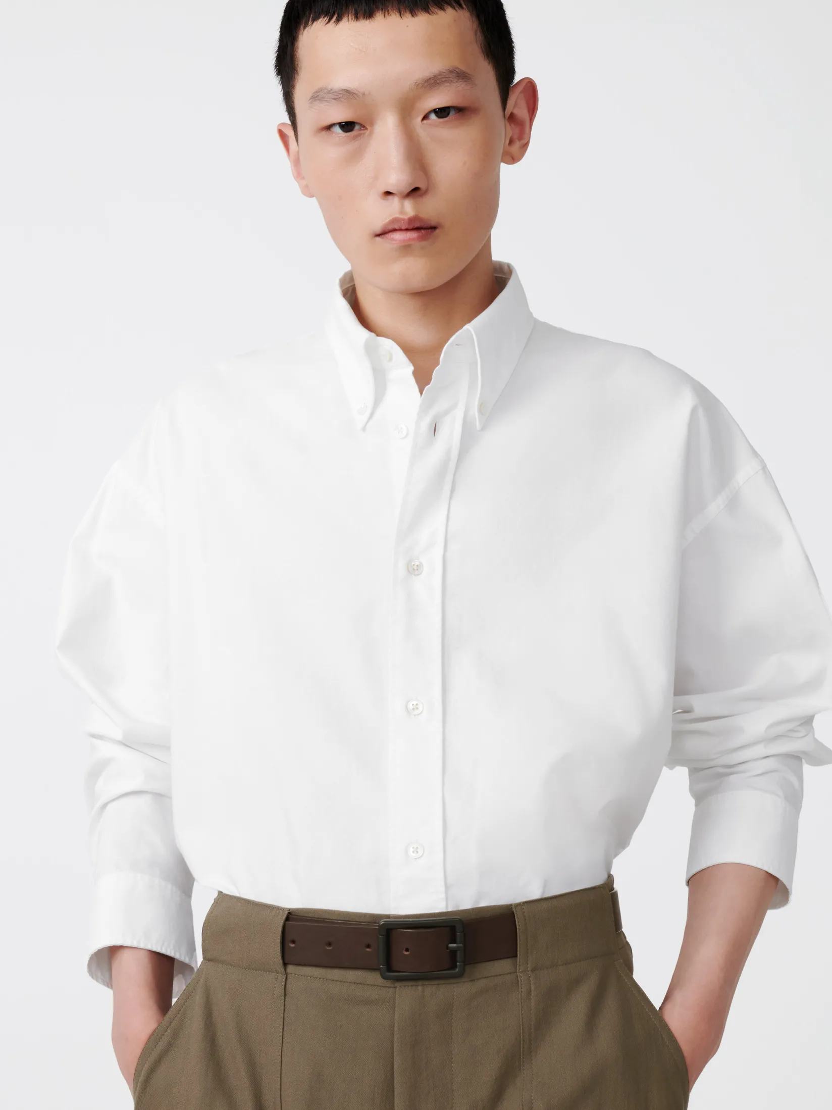 Clearance Studio Nicholson Ruskin Shirt White
