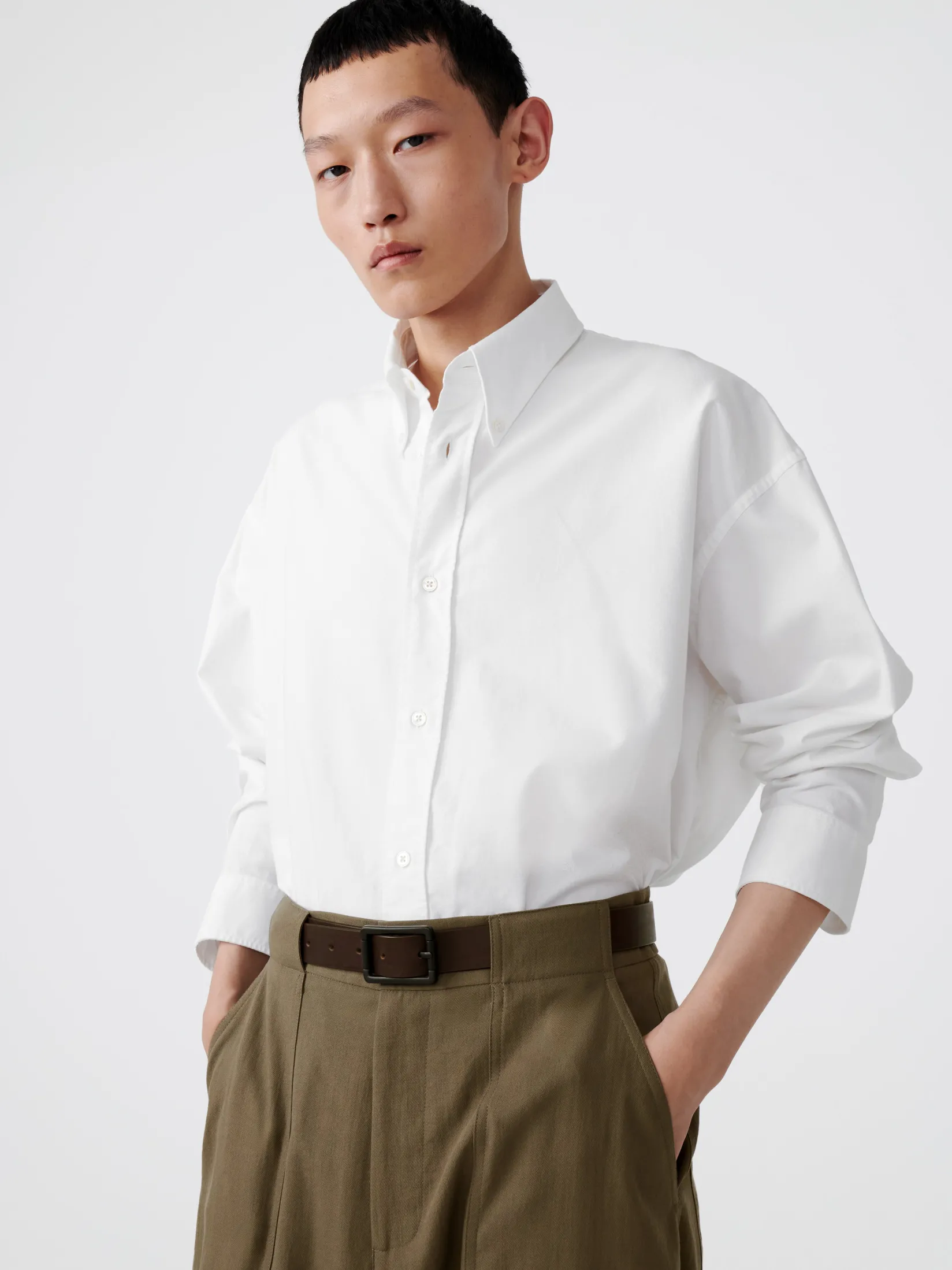 Clearance Studio Nicholson Ruskin Shirt White