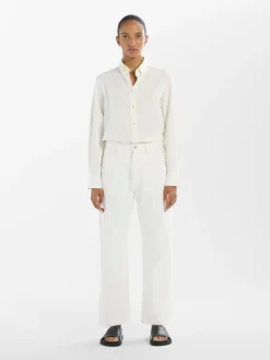 Best Studio Nicholson Ruthe Denim Pant Optic White