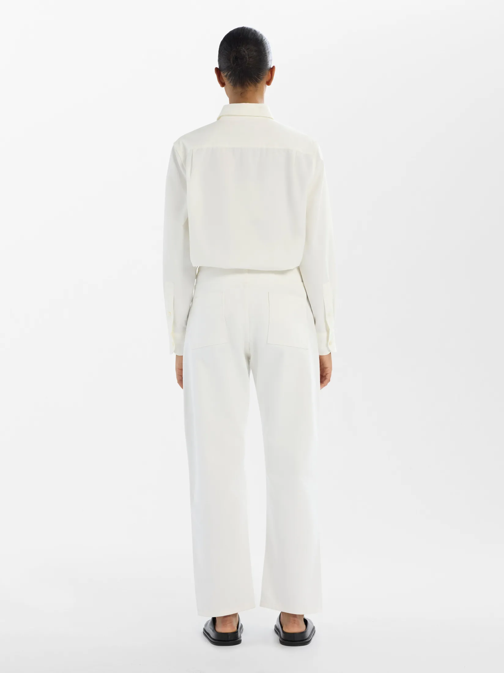 Best Studio Nicholson Ruthe Denim Pant Optic White