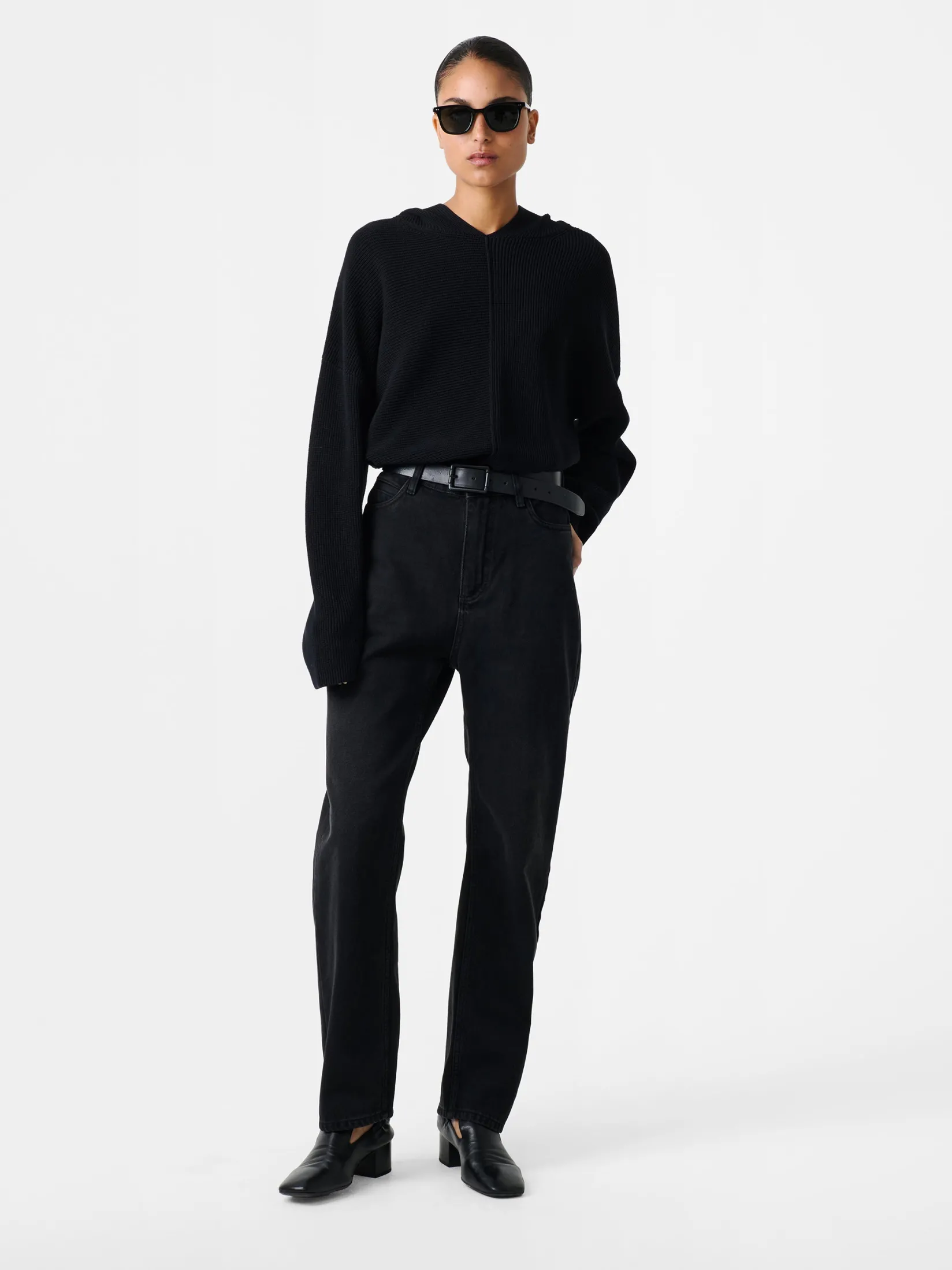 Outlet Studio Nicholson Ruthe Denim Pant Washed Black