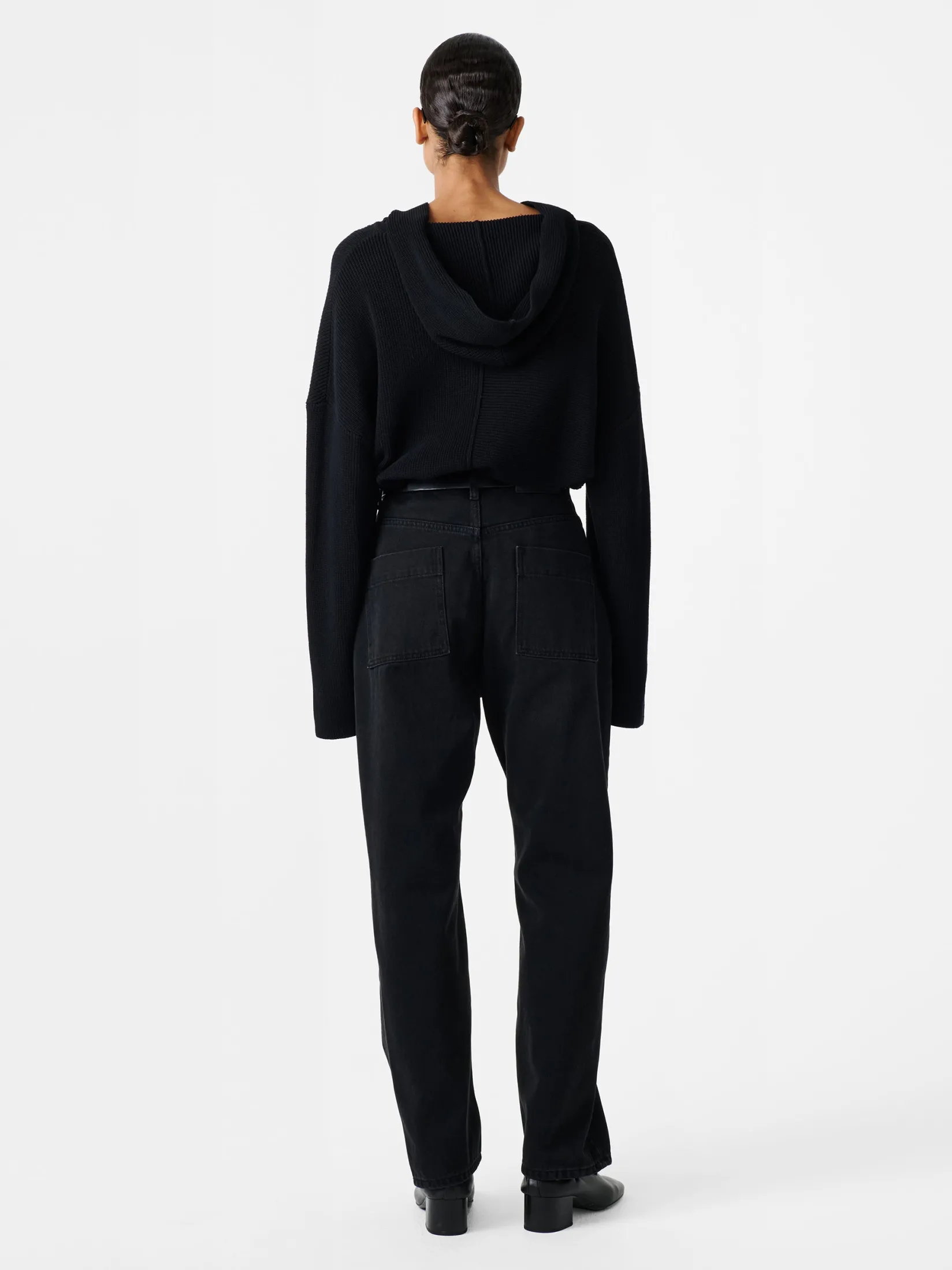Outlet Studio Nicholson Ruthe Denim Pant Washed Black
