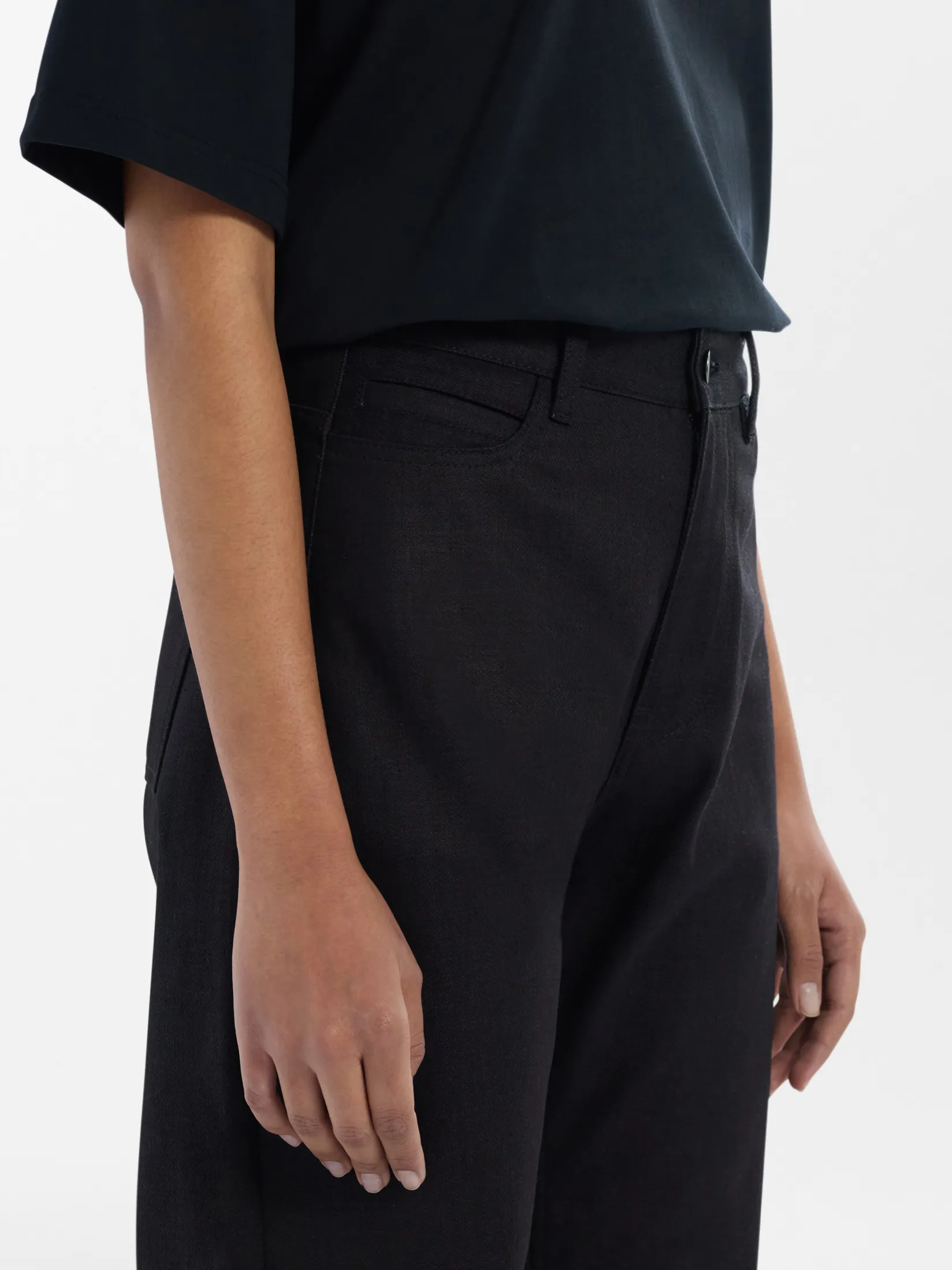 Hot Studio Nicholson Ruthe Denim Pant Black